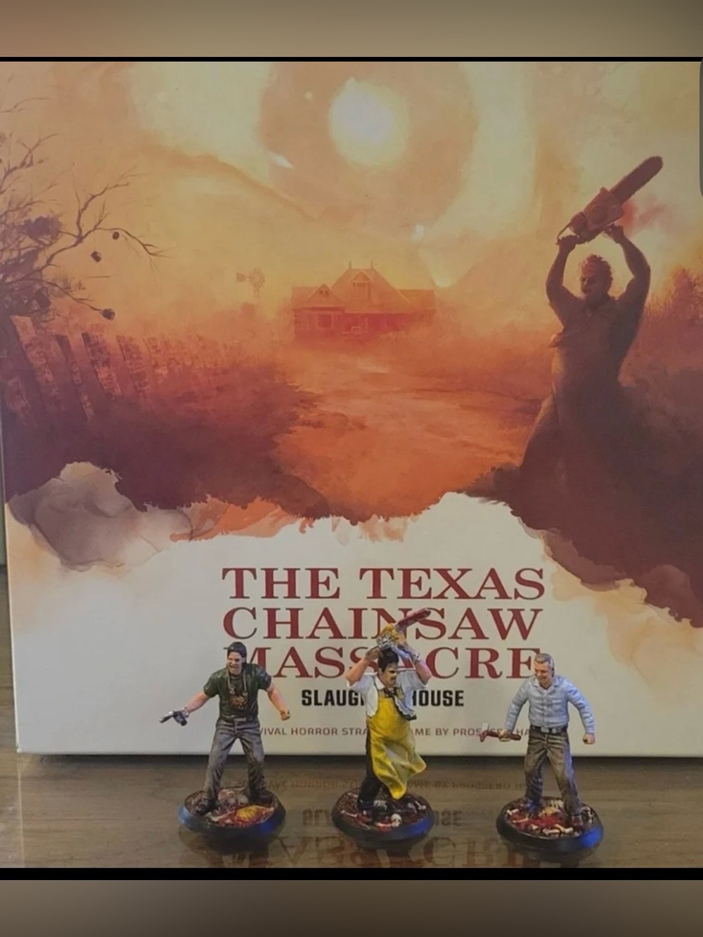 NEW Texas Chainsaw Massacre Board Game by Funko Games painted miniature figures